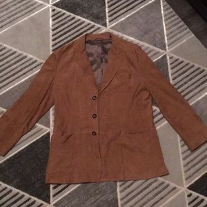 Men’s brown suede Armani Blazer